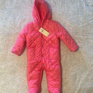 Baby girl snowsuit